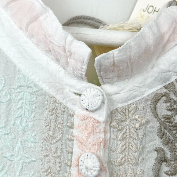 NWT Johnny Was Bandana Blouse SIze L - Picture 11 of 14